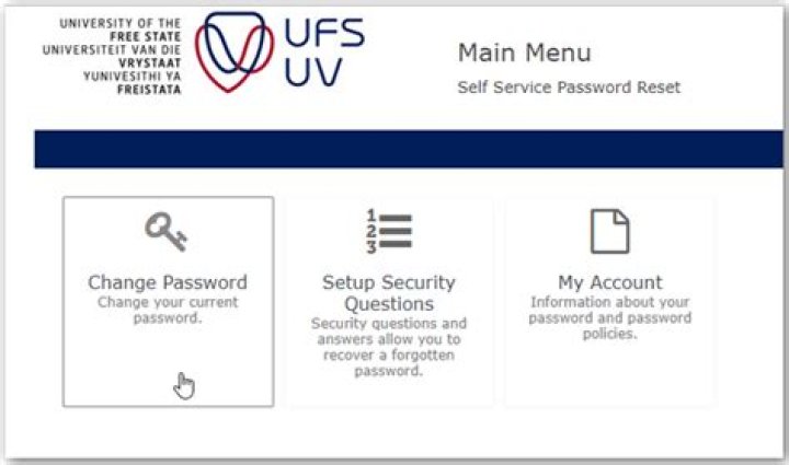 How To Login To Your UFS Self Service Portal, Change or Reset Your Password