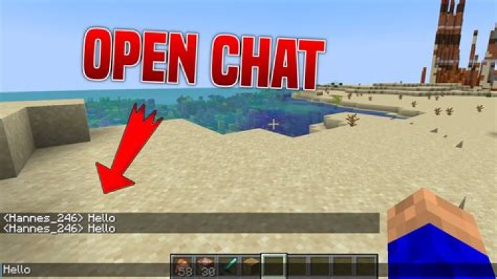 How to open chat in minecraft