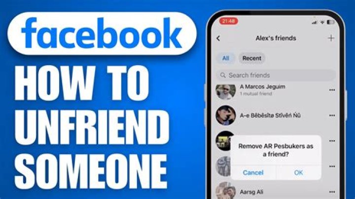 How to see unfriend list in facebook