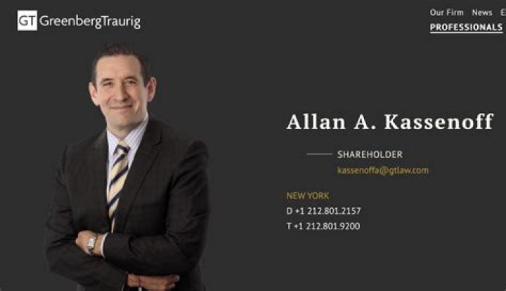 Is Allan Kassenoff Greenberg Fired? Attorney Net Worth And Salary