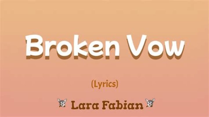 Lara Fabian’s
Broken Vow Lyrics