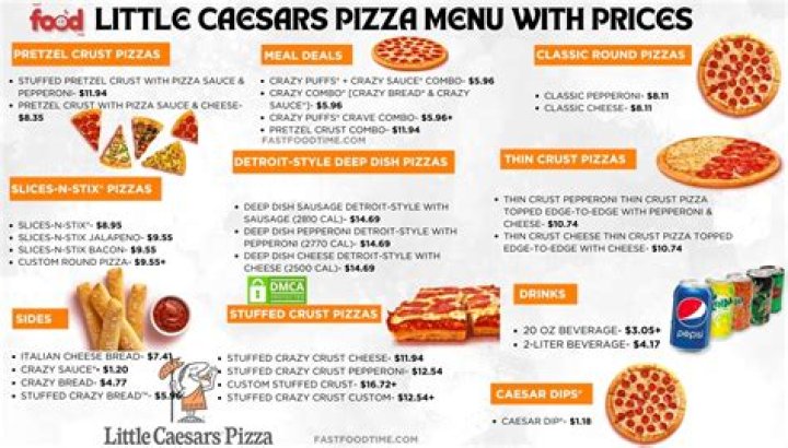 Little Caesars Menu and Prices - SarkariResult