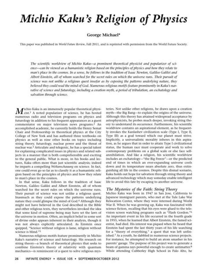 What Is Michio Kaku’s Religion? Know About The Physicist’s Faith