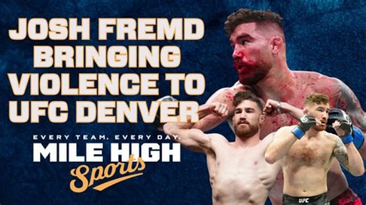 What Is The Age Of Josh Fremd? Meet The UFC Fighter On Instagram