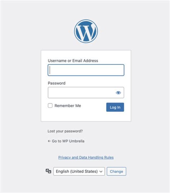 What is the wordpress login url