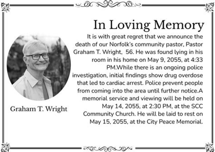 William Visty Death: Obituary, Cause Of Death, Funeral